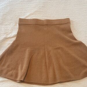 GAP Tan Ribbed Knit Skirt